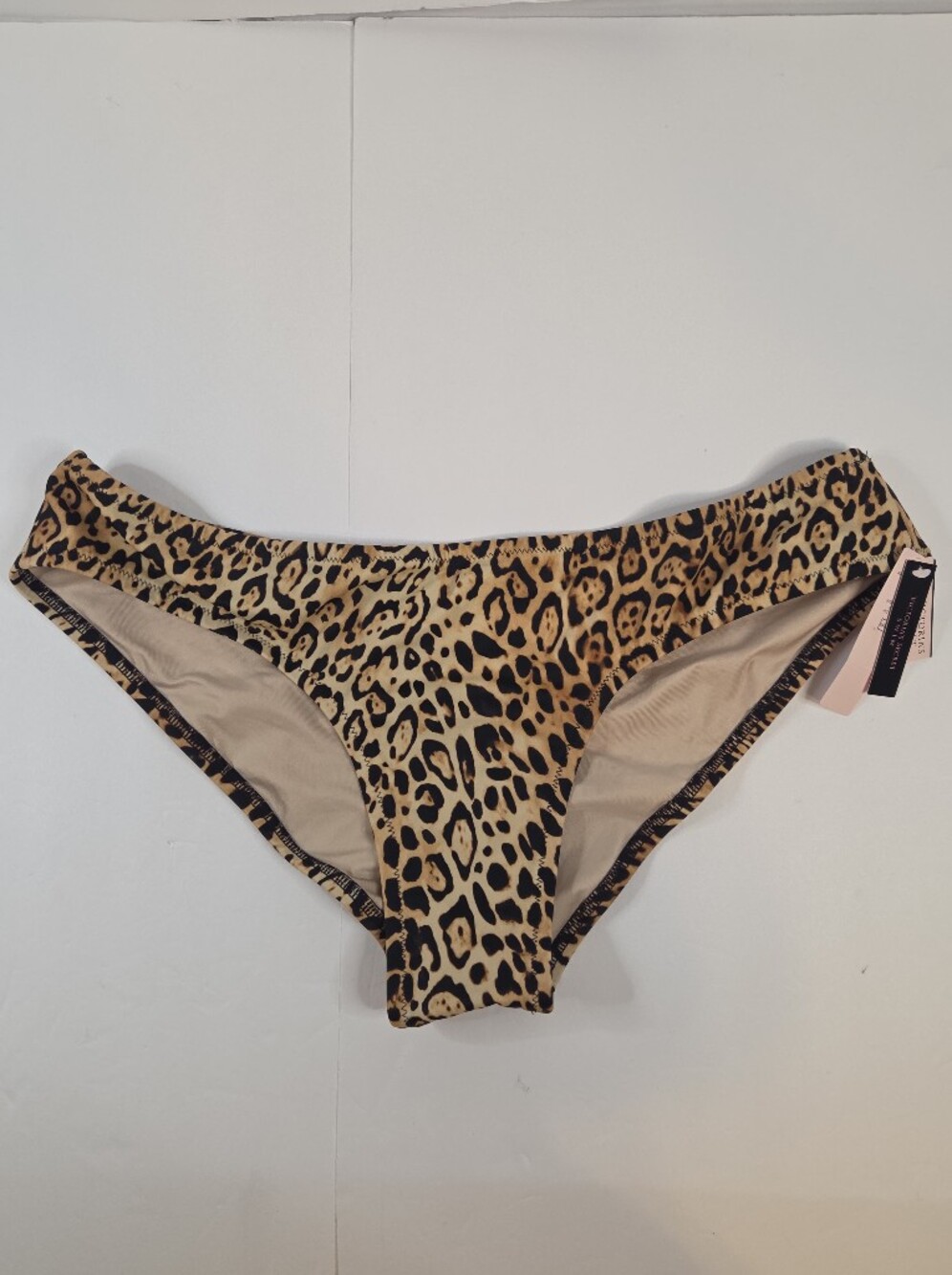 NWT Victoria's Secret Leopard Bikini Bottoms XL Scrunch Cheeky Swim Suit